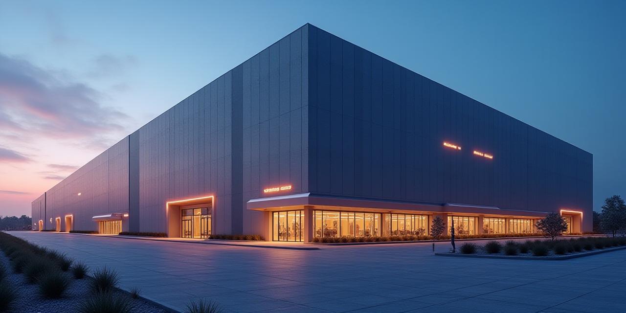 Modern logistics warehouse facility